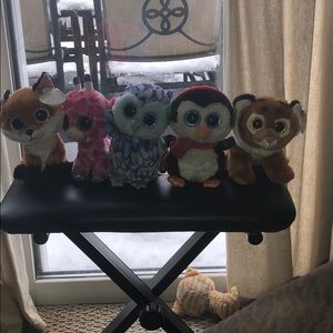 5 Piece adorable set of beanie boos!